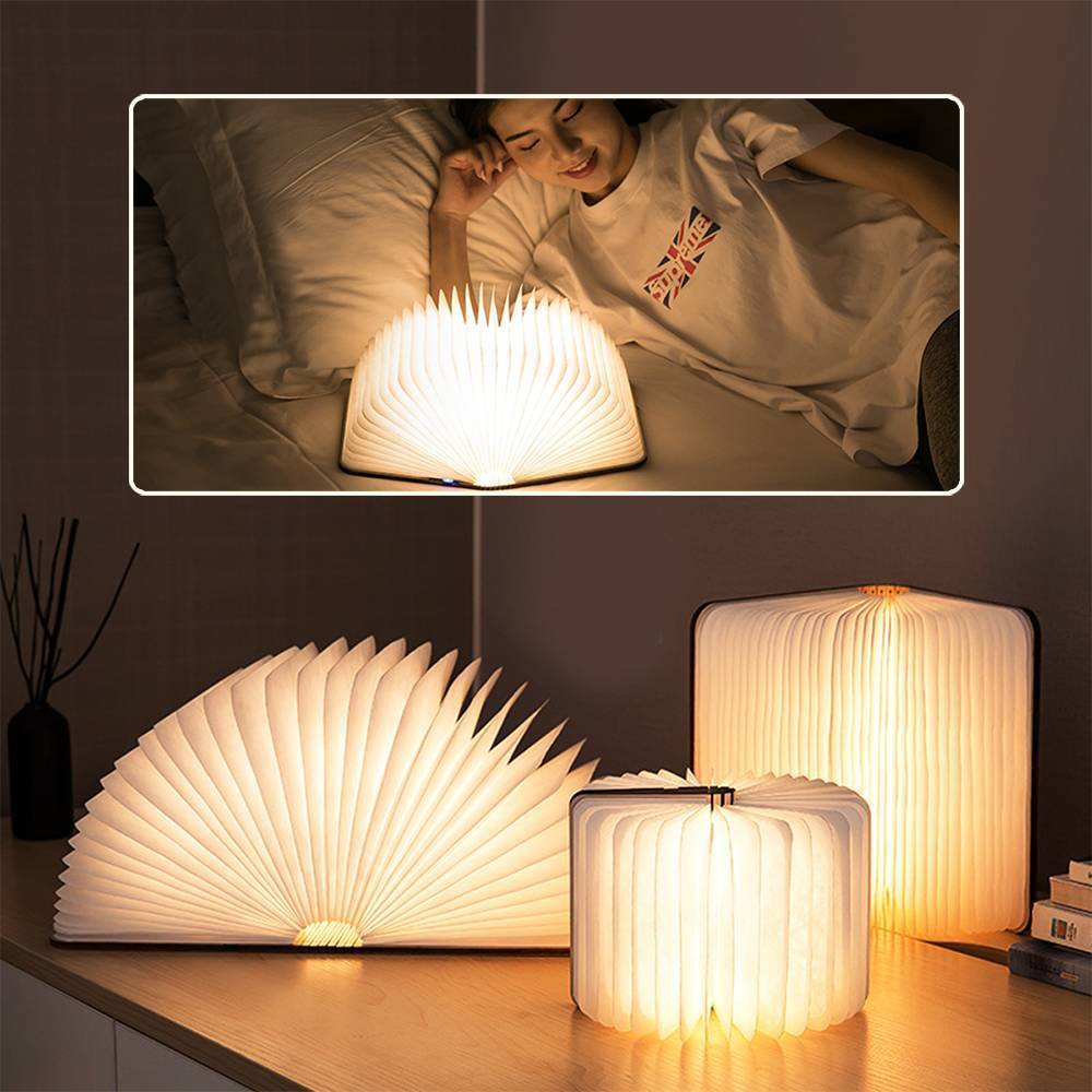 Custom Magic Book Light, Decorative Lamp, Baby Gift Reading Light