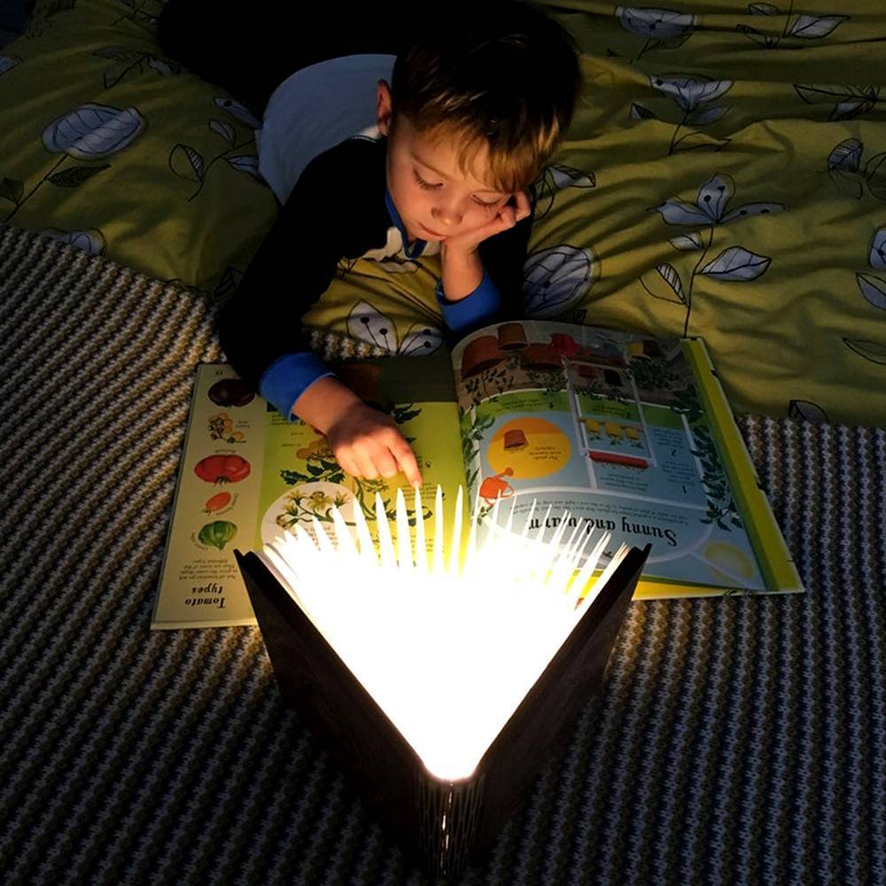 Custom Magic Book Light, Decorative Lamp, Baby Gift Reading Light