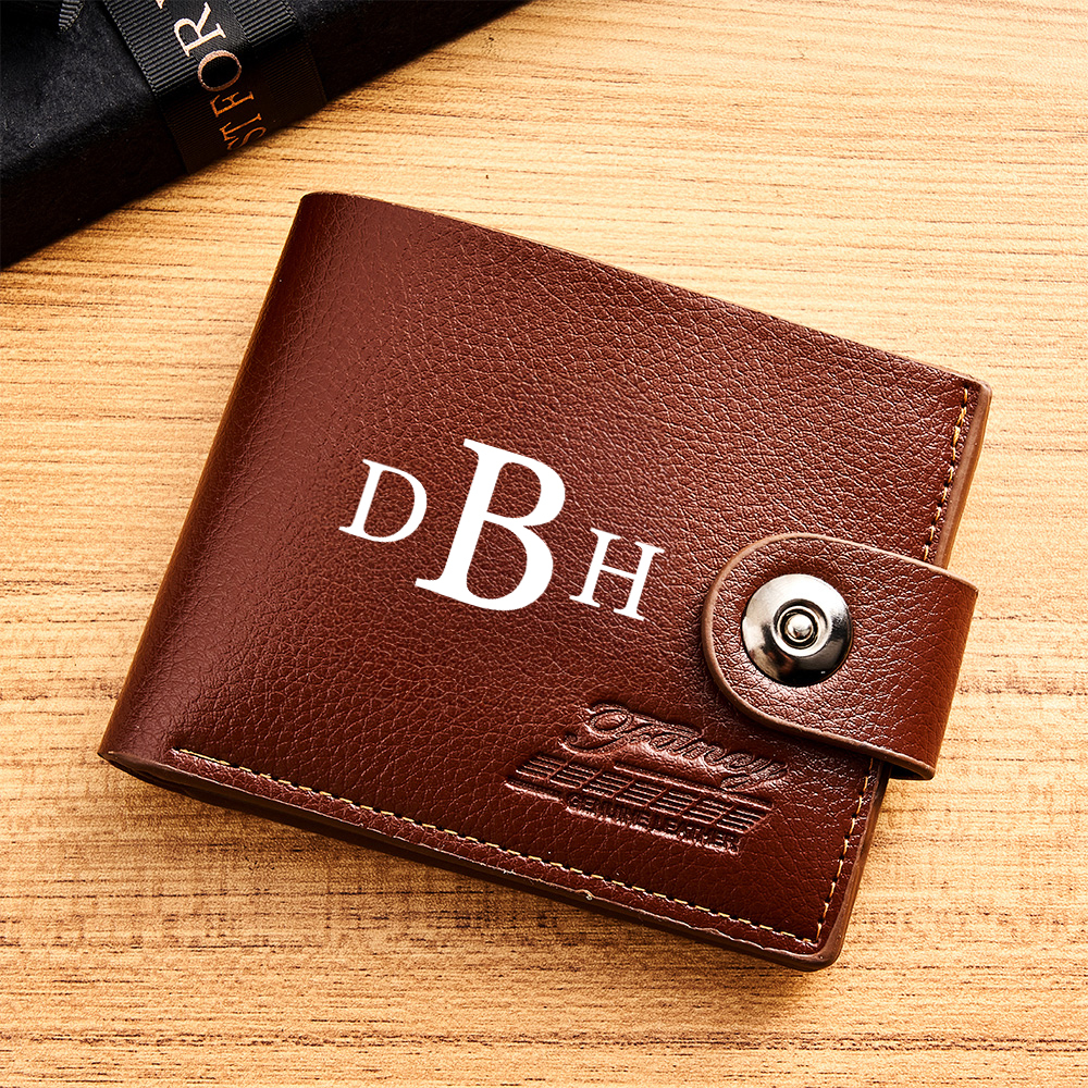 Father's Day Gift Set Custom Name Men's Watch and Wallet Gift Box Men's Gift
