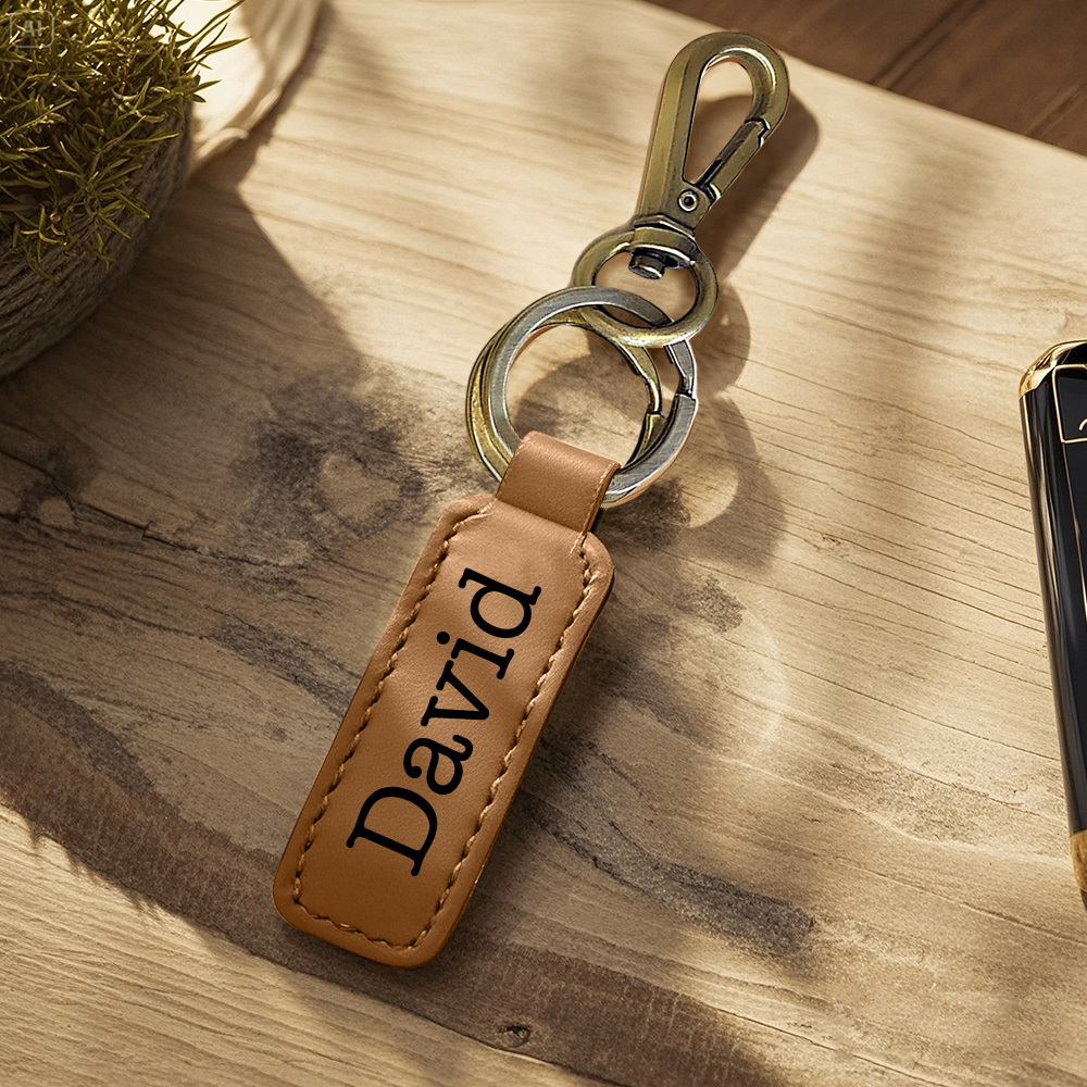 Personalized Dad Keychain, New Dad Gift, Engraved Dad Keychain, Fathers Day Keychain, First Fathers Day, GIFT for Dad, Fathers