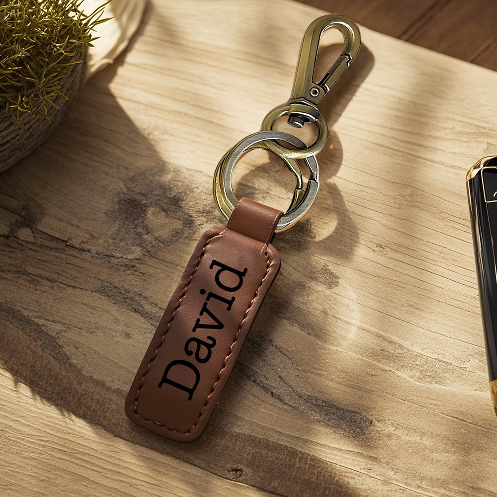 Personalized Dad Keychain, New Dad Gift, Engraved Dad Keychain, Fathers Day Keychain, First Fathers Day, GIFT for Dad, Fathers