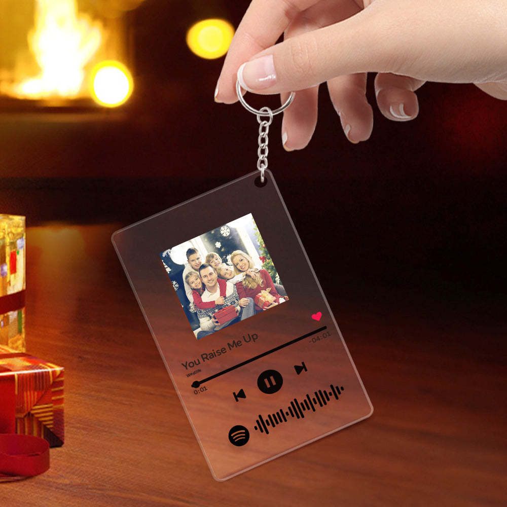 Christmas Gifts Music Album Cover Glass Art Personalized Photo Plaque Gifts For Her