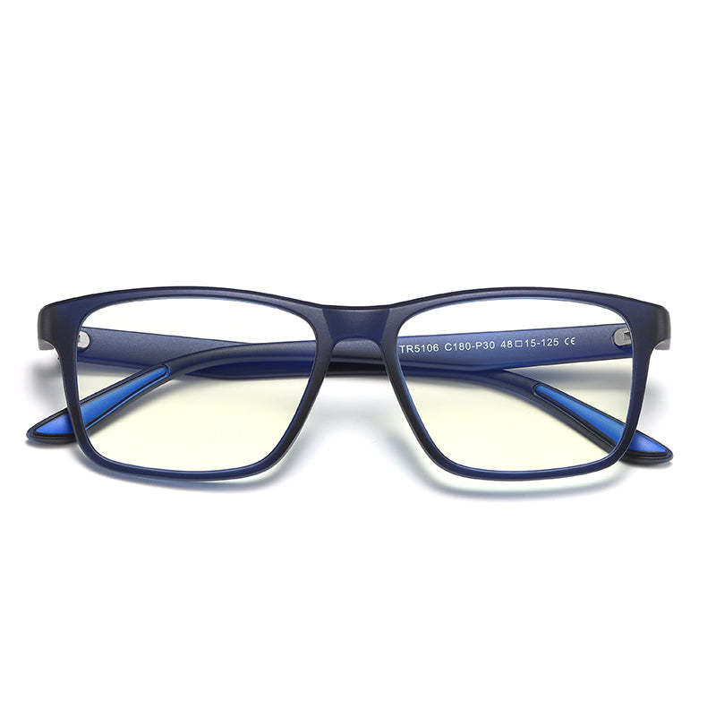 Cherub - (Age 7-12)Children Blue Light Blocking Computer Reading Gaming Glasses - Matte Transparent Dark Blue - photomoonlamp