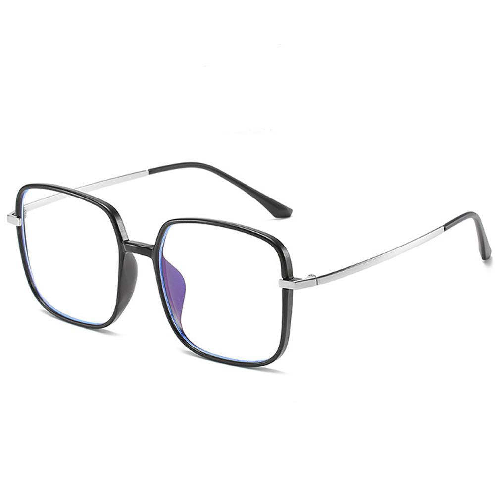 Star - Fashion Blue Light Blocking Computer Reading Gaming Glasses - Matte Black - photomoonlamp