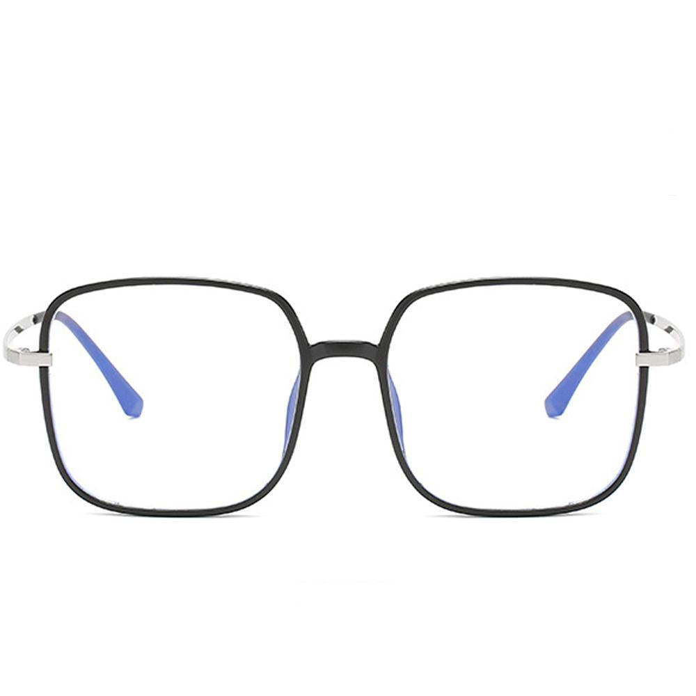 Star - Fashion Blue Light Blocking Computer Reading Gaming Glasses - Matte Black - photomoonlamp