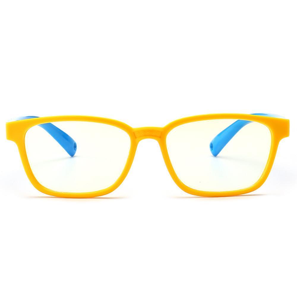 Candy - (Age 3-6)Kids Blue Light Blocking Computer Reading Gaming Glasses - Yellow - photomoonlamp