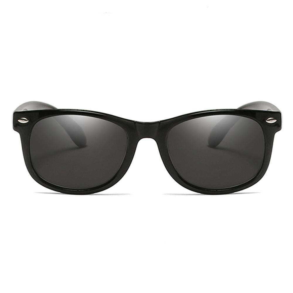Rainbow - (Age 3-12)Kids UV400 Protective Polarized Sunglasses-Clossblack - photomoonlamp