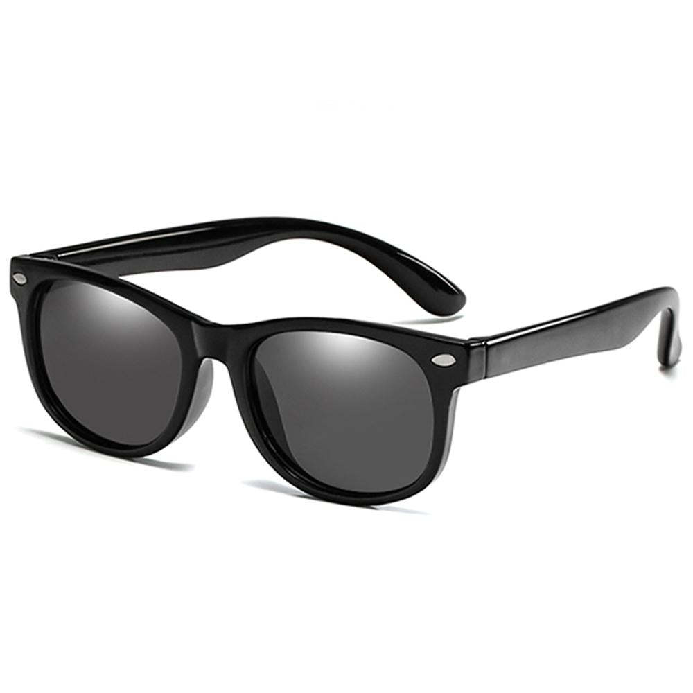 Rainbow - (Age 3-12)Kids UV400 Protective Polarized Sunglasses-Clossblack - photomoonlamp