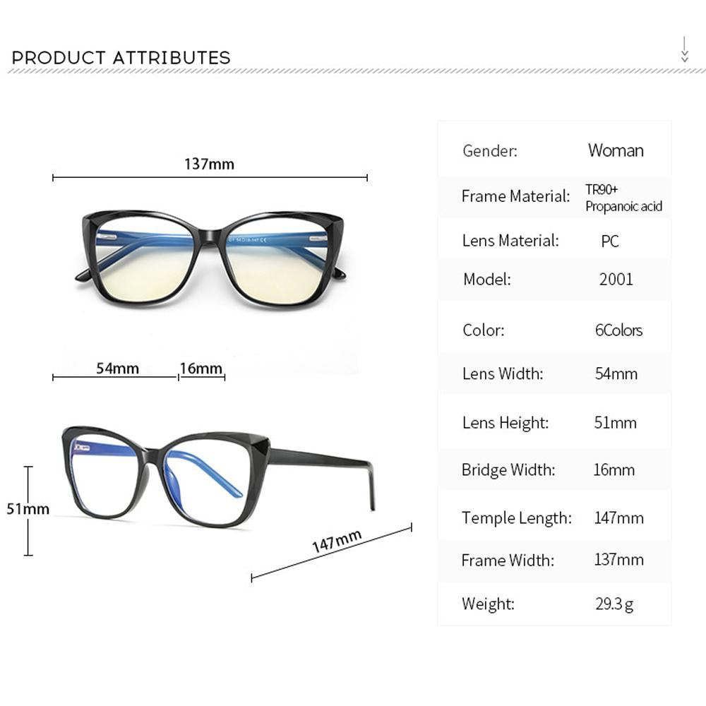Sky - Fashion Blue Light Blocking Computer Reading Gaming Glasses - photomoonlamp
