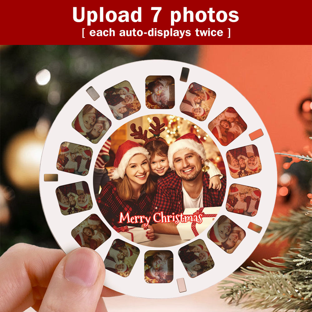 Personalized 3D Viewfinder Reel for - Customize with Your Photos - PhotoMoonLamp