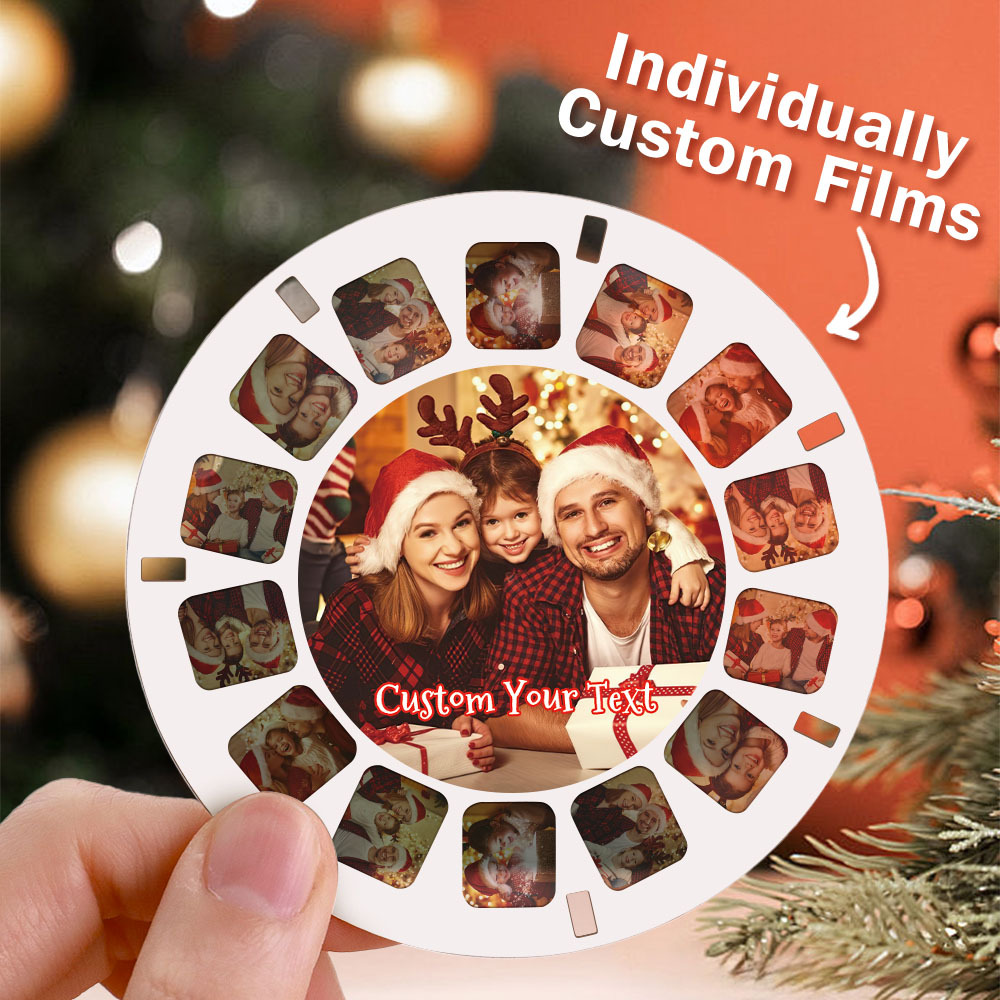 Personalized 3D Viewfinder Reel for - Customize with Your Photos - PhotoMoonLamp