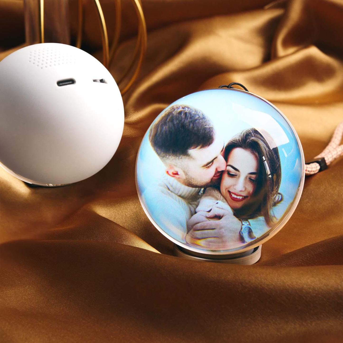 Magic Crystal Ball - Hold Breathable Memories in Your Hand - PhotoMoonLamp