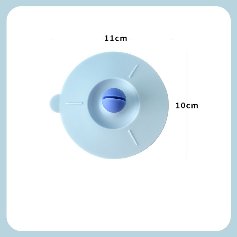 Light Gray Lid With Spoon Clip Dust Proof And Leak Proof 10x11x1cm - PhotoMoonLamp