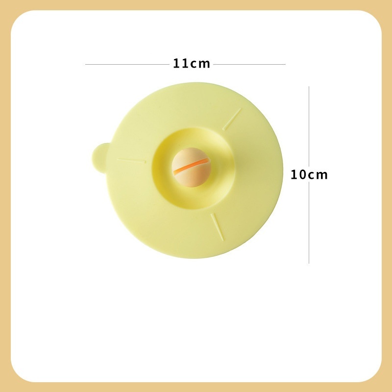 Light Gray Lid With Spoon Clip Dust Proof And Leak Proof 10x11x1cm - PhotoMoonLamp