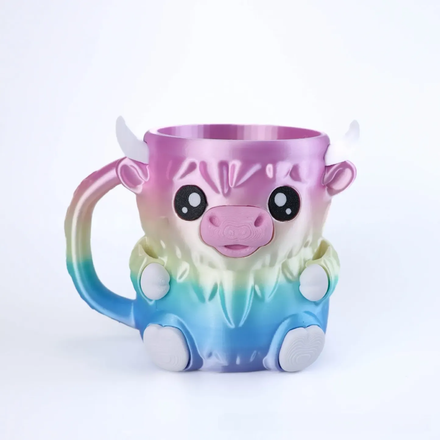 Christmas Gifts Cute Cow Style Ice Cream Pint Holder with Handle and Spoon – Reusable Antifreeze Cooler Sleeve for Ice Cream, Drinks, and Desserts – Funny Cow Gifts for Ice Cream Lovers - PhotoMoonLamp