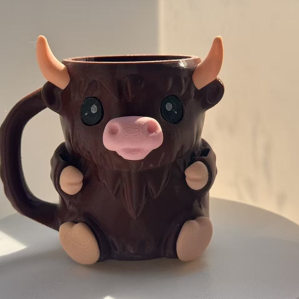 Christmas Gifts Cute Cow Style Ice Cream Pint Holder with Handle and Spoon – Reusable Antifreeze Cooler Sleeve for Ice Cream, Drinks, and Desserts Funny Cow Gifts for Ice Cream Lovers - PhotoMoonLamp