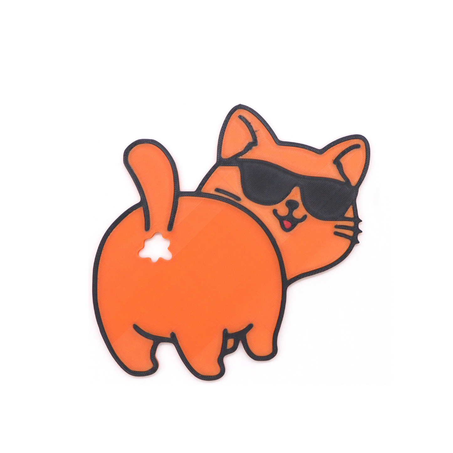 Funny Cat Butt Bread Clip: 3D Printed Reusable Bag Sealer