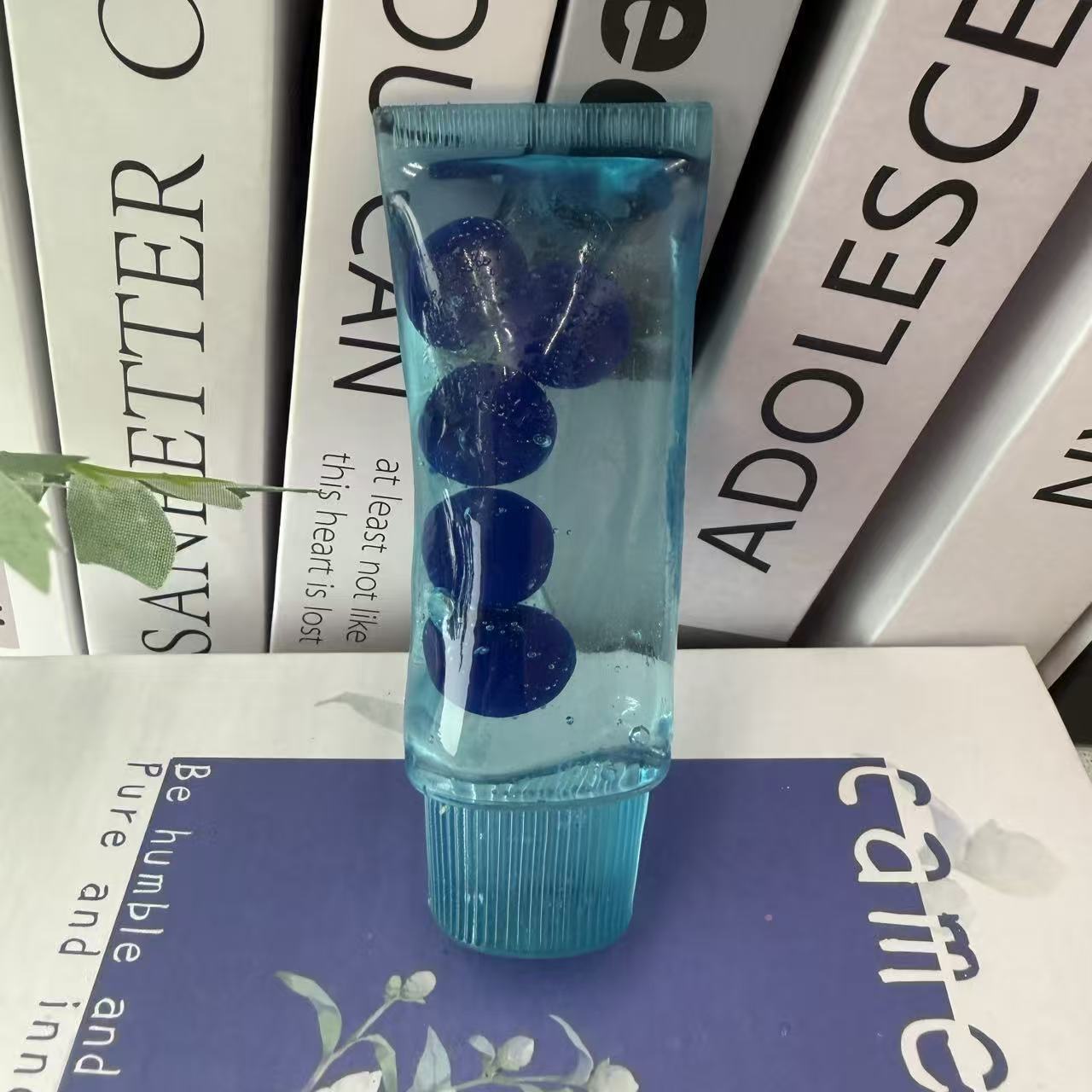 Fruit Squishy Toy Toothpaste Tube Squishy Toy  Funny TPR Slow Rising Stress Relief Squeeze Fidget Toy, Portable Sensory Desk Toy Gift