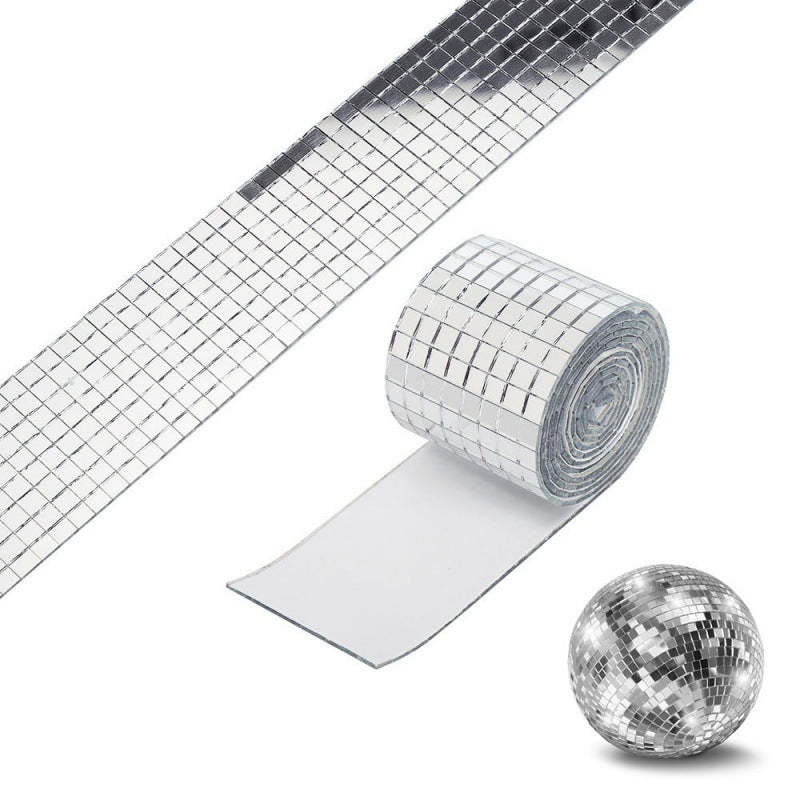 Self Adhesive Mosaic Tiles Square Glass for DIY Craft Decoration Interior Decorations - photomoonlamp
