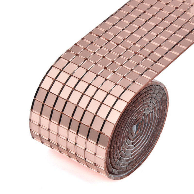 Self Adhesive Mosaic Tiles Square Glass for DIY Craft Decoration Interior Decorations - photomoonlamp