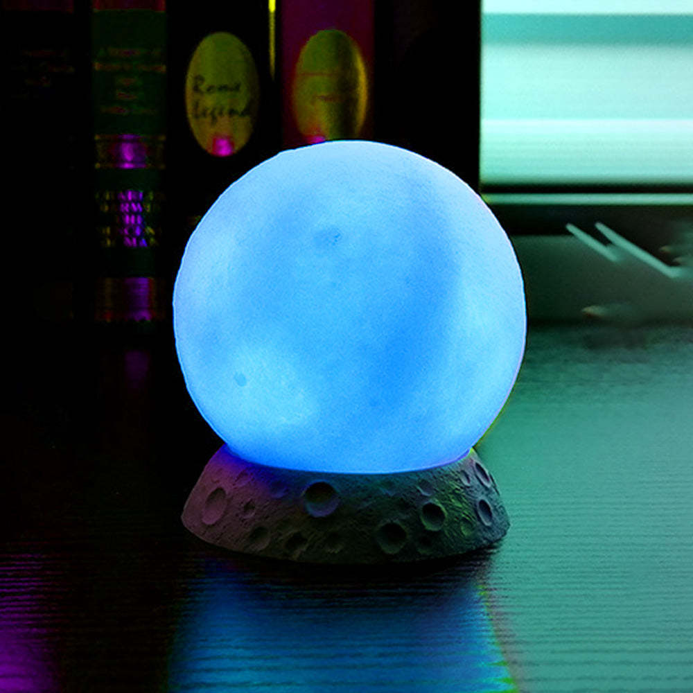 Moon Light Decorative LED Modern Lamp For Kids Christmas Gift Bedroom Decoration - photomoonlamp
