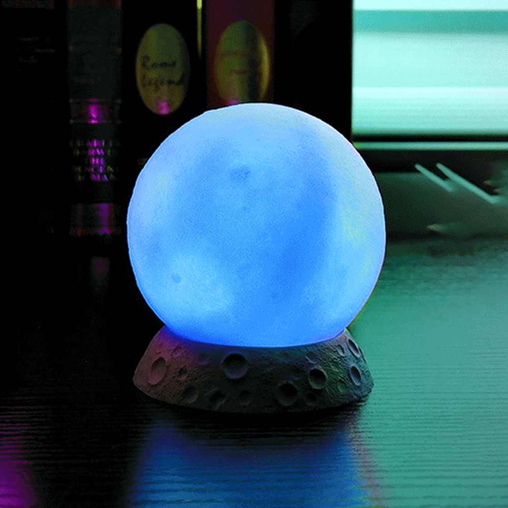 Moon Light Decorative LED Modern Lamp For Kids Christmas Gift Bedroom Decoration - photomoonlamp
