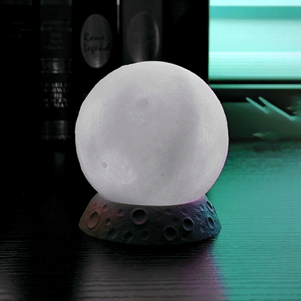 Moon Light Decorative LED Modern Lamp For Kids Christmas Gift Bedroom Decoration - photomoonlamp