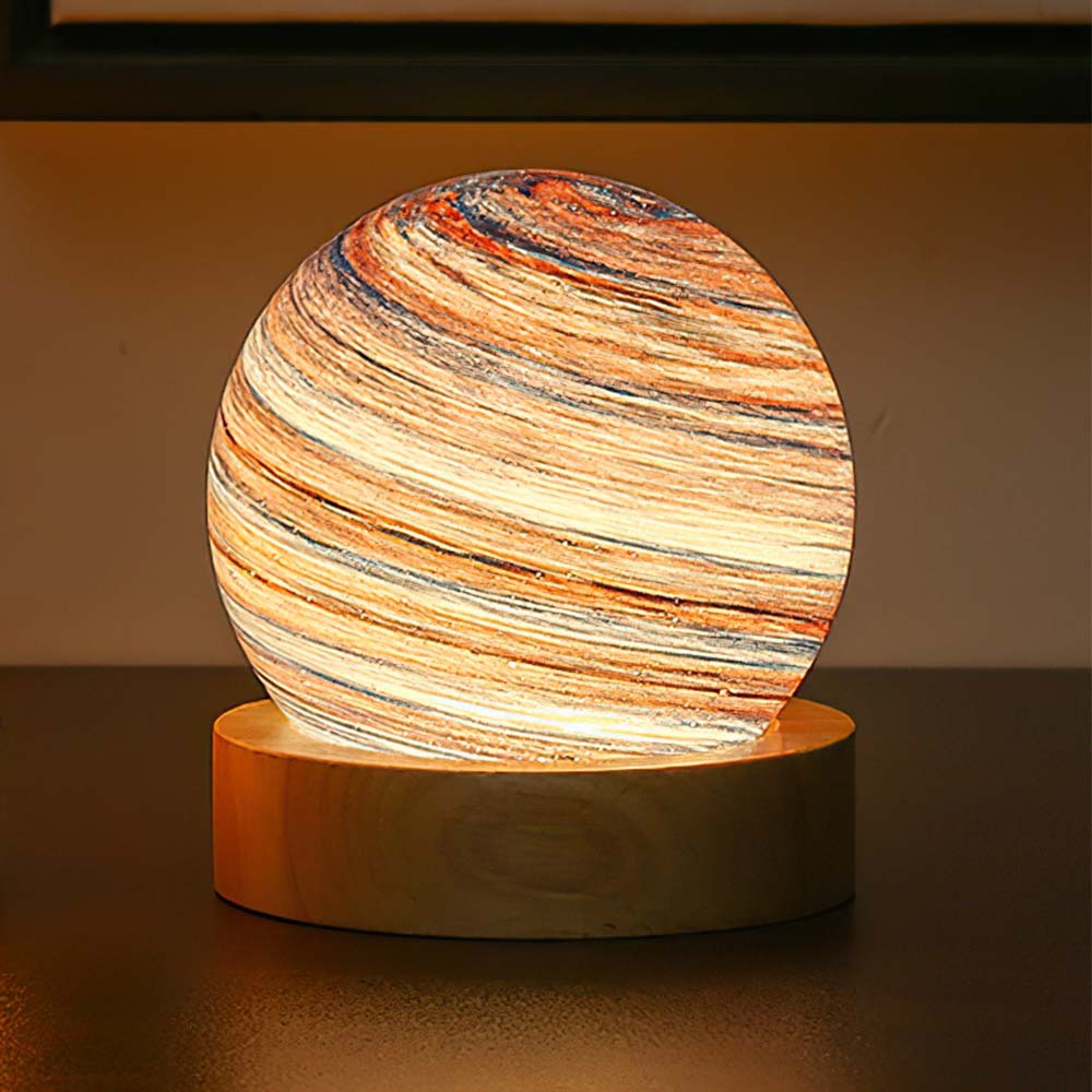 Planet Lamp Fantasy Rainbow Planet Table Lampshade Creative Romantic Sunset Couple Morning and Evening Night - photomoonlamp