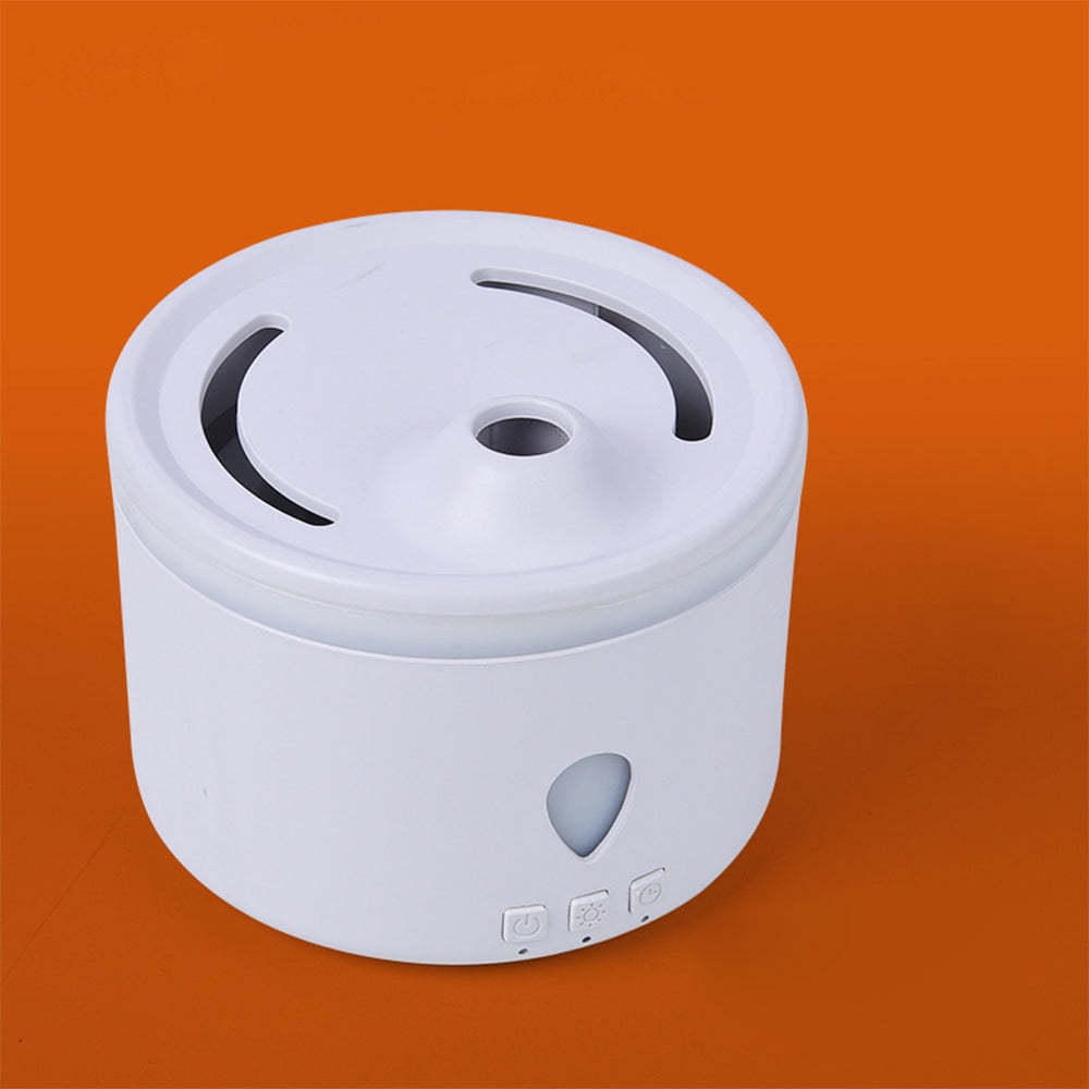 Desktop Volcanic Aromatherapy Humidifier Night Light Simulation Flame Jellyfish Aromatherapy Machine Ultrasonic Silent Large Fog Humidifier - photomoonlamp