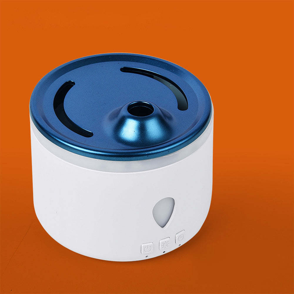Desktop Volcanic Aromatherapy Humidifier Night Light Simulation Flame Jellyfish Aromatherapy Machine Ultrasonic Silent Large Fog Humidifier - photomoonlamp