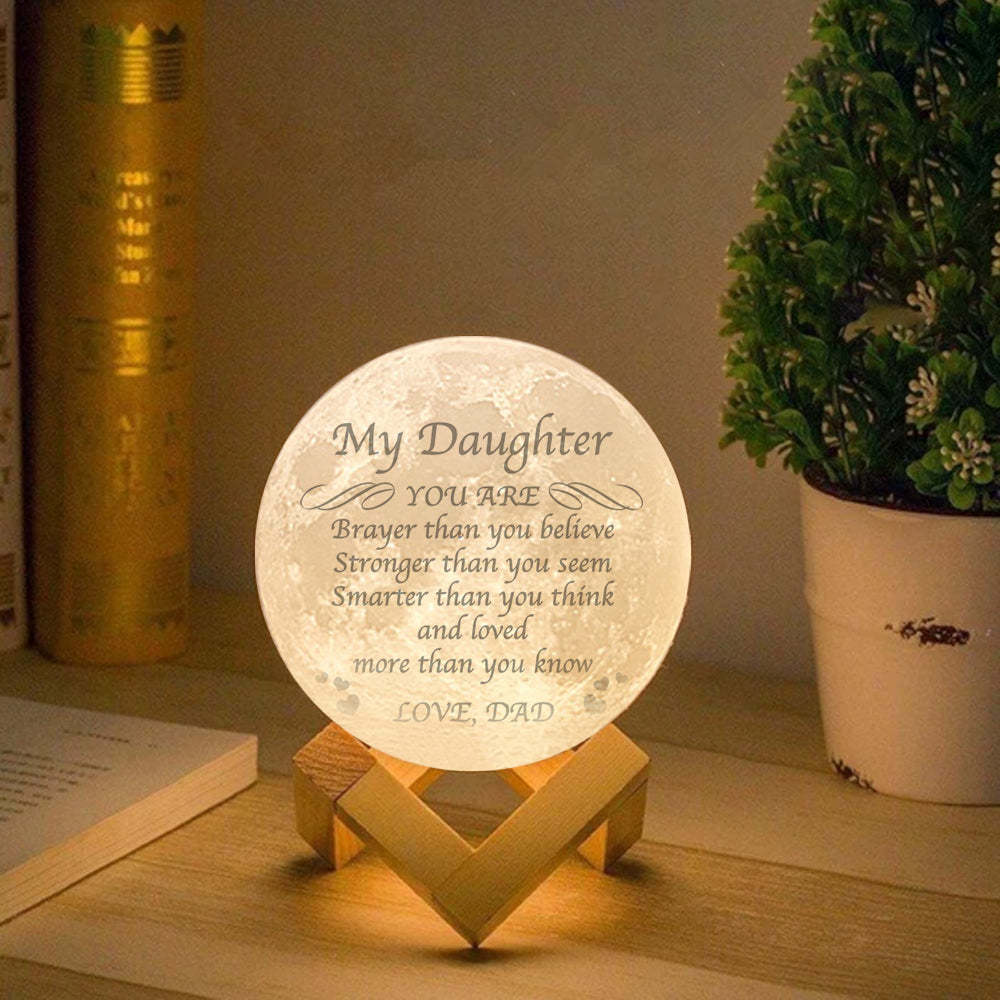 Customized Photo Moon Lamp Birthday Presents for Her