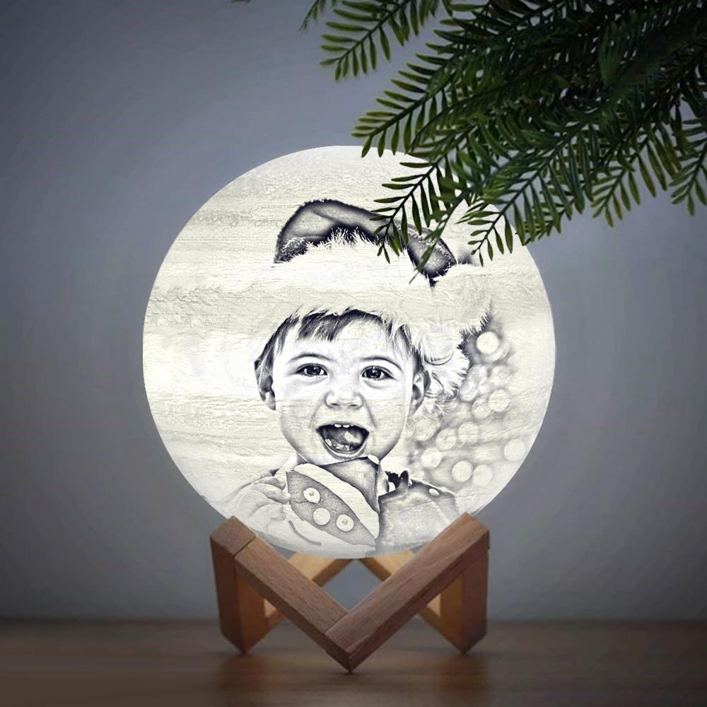 Custom Creative 3D Printed Jupiter Lamp Personalized Gift For Baby - Touch Two Colors (10-20cm)