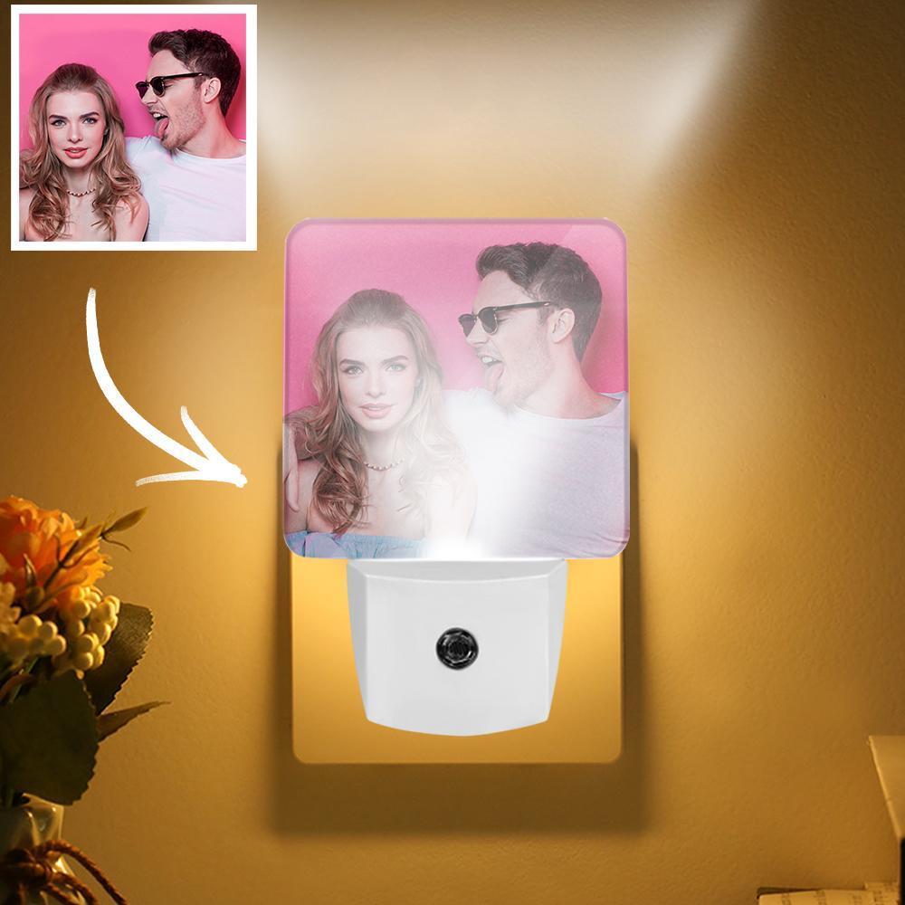 Custom Couple Photo Nightlight Bedside Lamp Corridor Stair Decorative Lamp