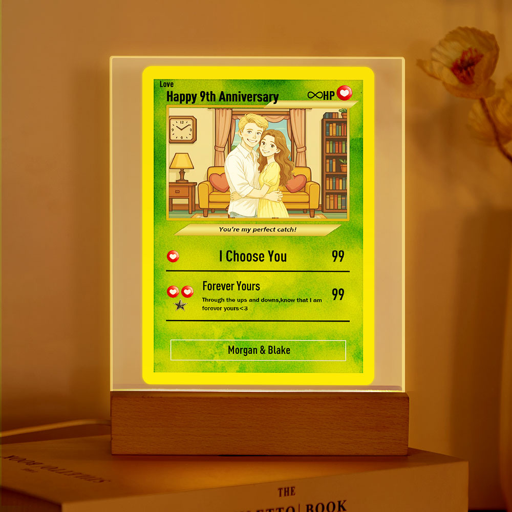 Personalized Pet Photos Acrylic Led Night Light Custom Photos Light Present for Pet Lover