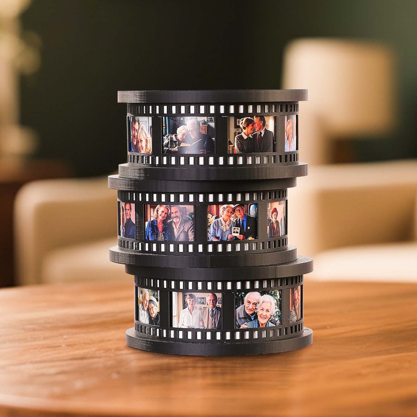 Custom Photo Movie Strip Light Vintage Film Reel Lamp - PhotoMoonLamp