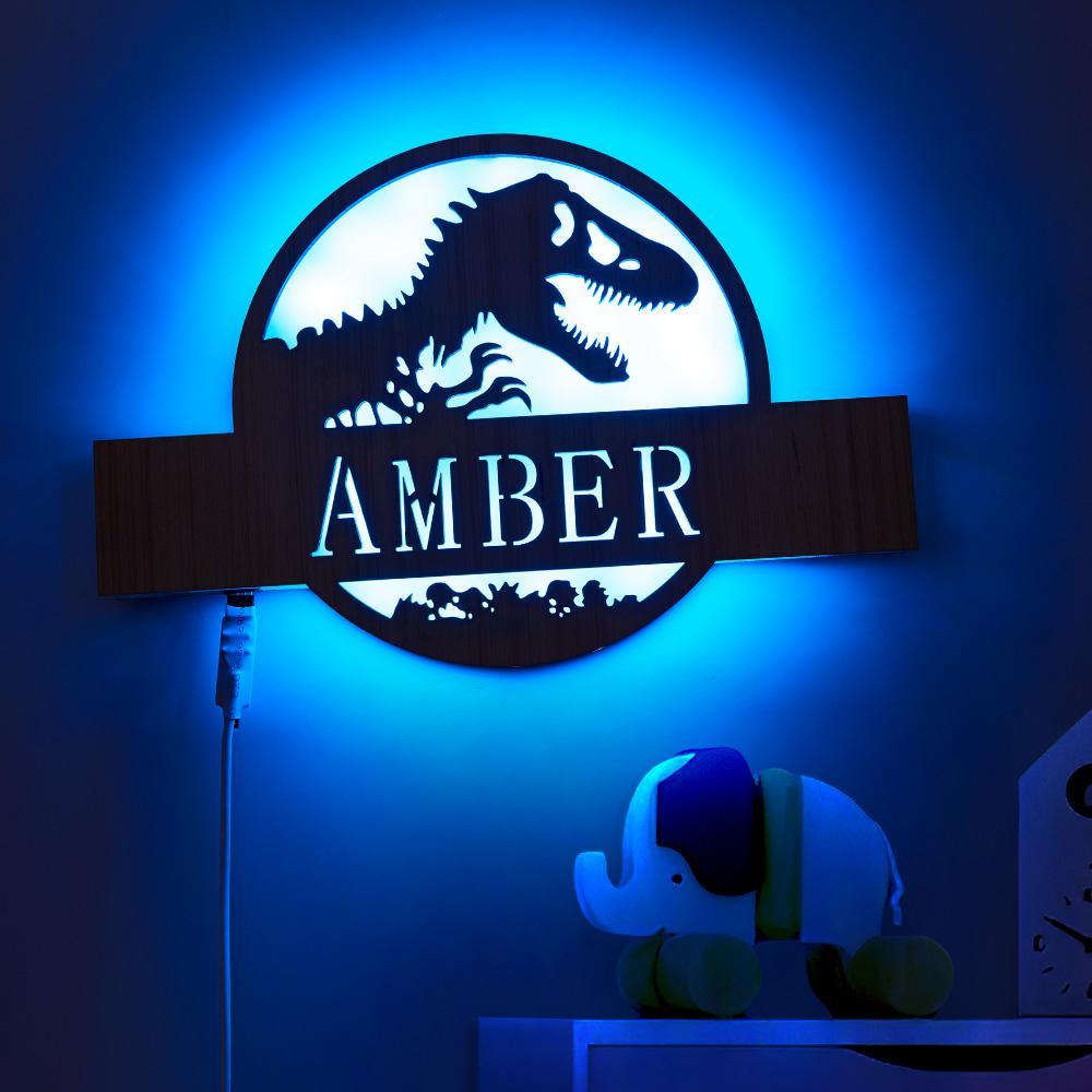 Custom Butterfly Baby Wooden Nightlight Wall Decoration LED Light Wall Light For Girls Kids