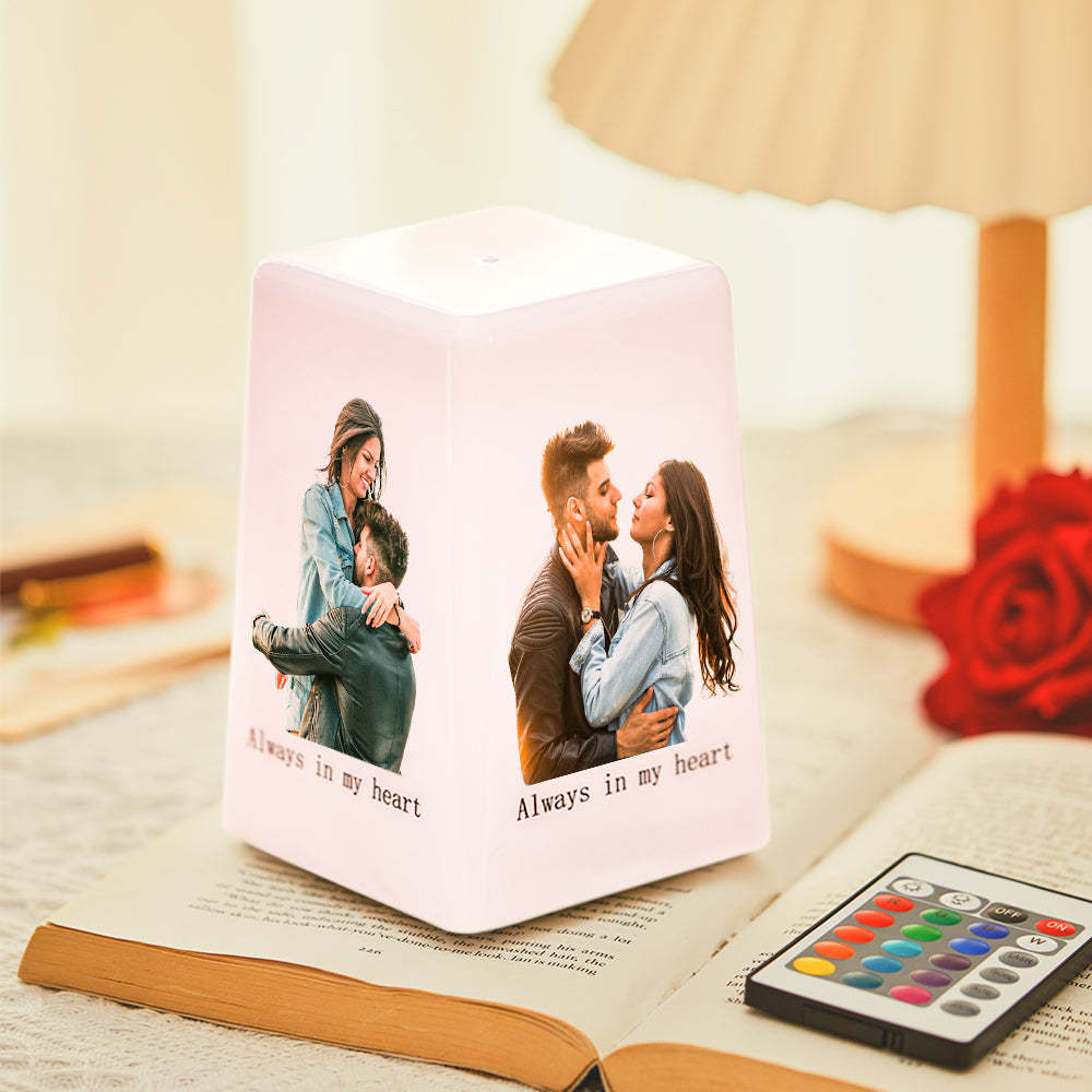 Custom Photo Night Light Multicolor Light Home Decoration Gifts - photomoonlamp