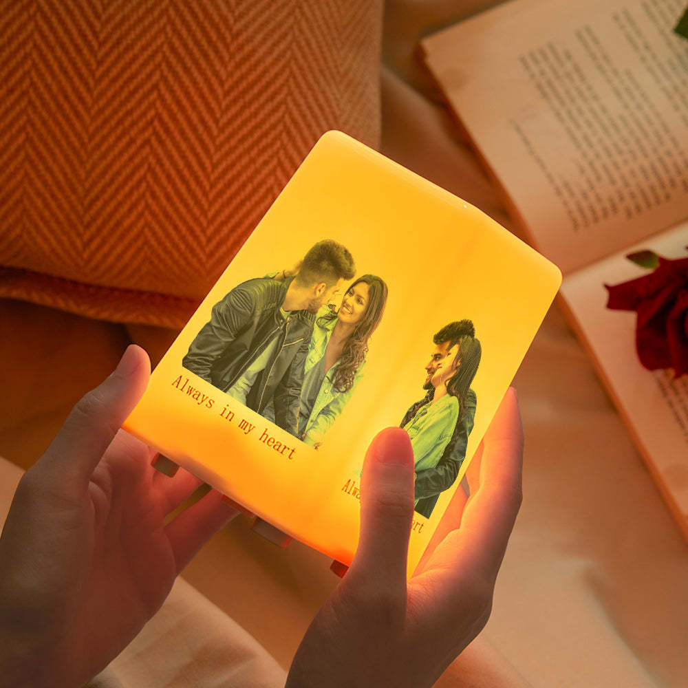 Custom Photo Night Light Multicolor Light Home Decoration Gifts - photomoonlamp