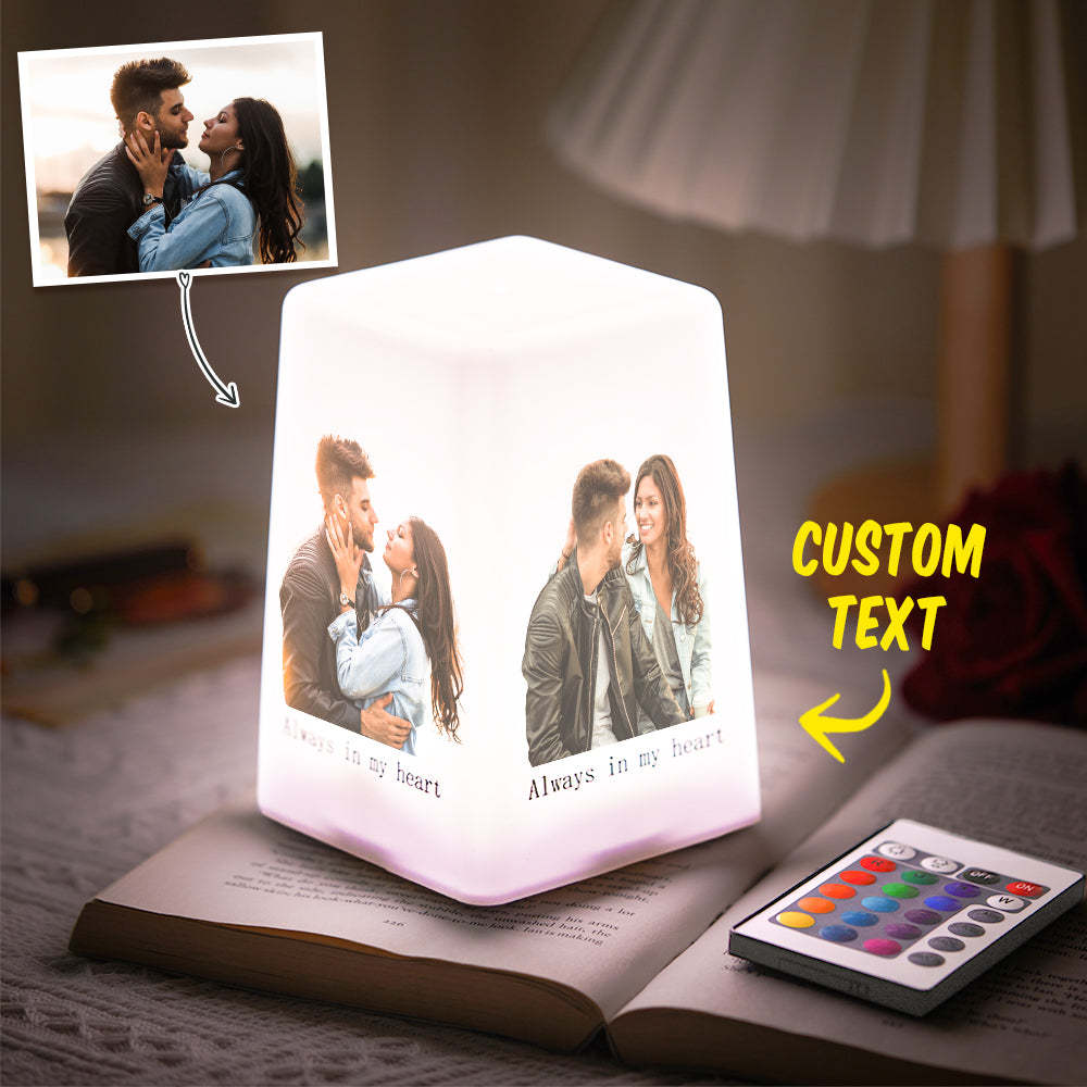 Custom Photo Night Light Multicolor Light Home Decoration Gifts - photomoonlamp