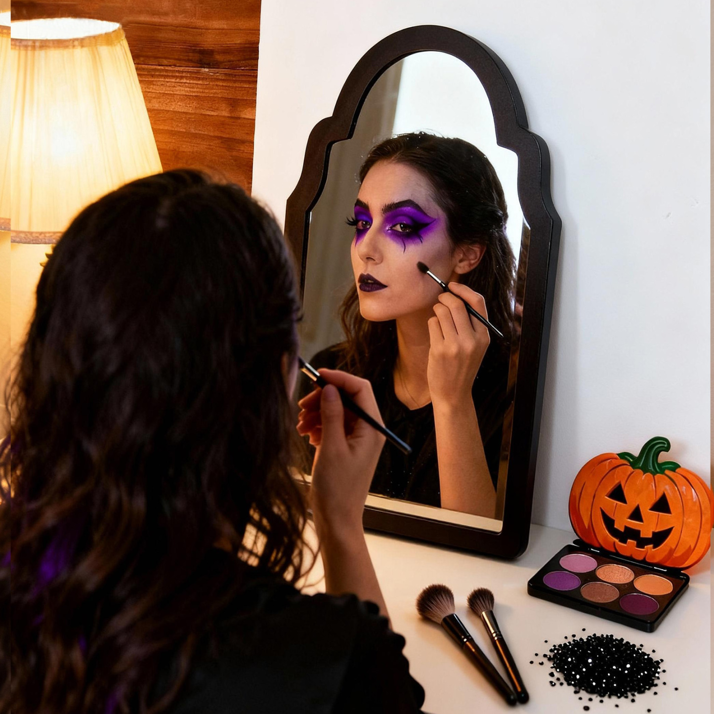 Custom Halloween Haunted Mirror Personalized Face Magic Mirror Gifts For Halloween