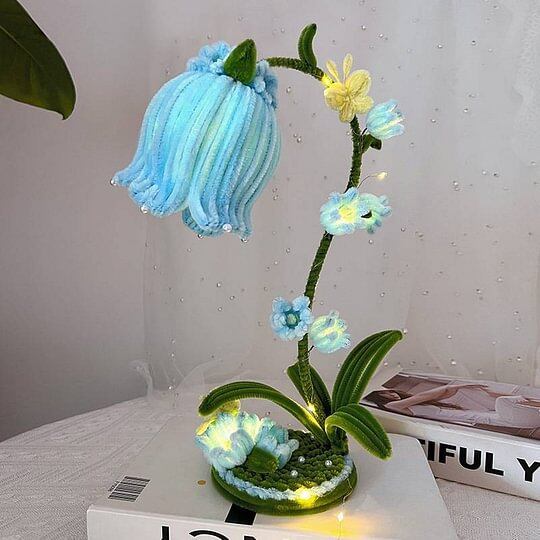 Pipe Lantern DIY Material Kit, Lily of the Valley Lantern, Desktop Ornament, Table Lamp, Glowing Lan