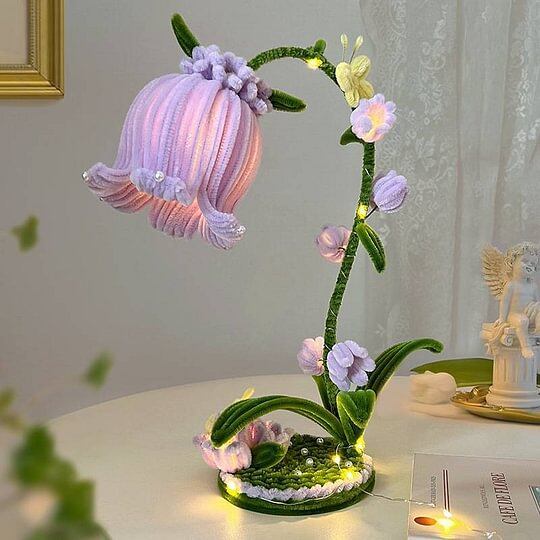 Pipe Lantern DIY Material Kit, Lily of the Valley Lantern, Desktop Ornament, Table Lamp, Glowing Lan
