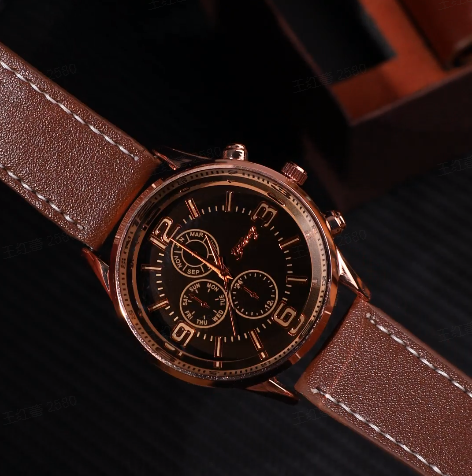 Father's Day Gift Set Custom Name Men's Watch and Wallet Gift Box Men's Gift