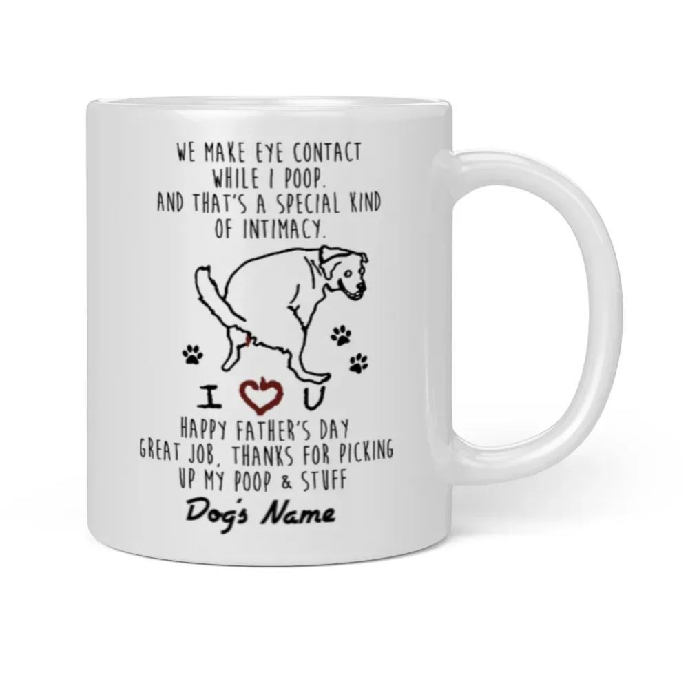 Happy Father's Day to Best Dog Dad Mug Gift for Pet Lovers