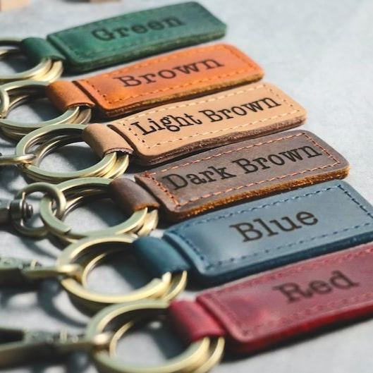 Personalized Dad Keychain, New Dad Gift, Engraved Dad Keychain, Fathers Day Keychain, First Fathers Day, GIFT for Dad, Fathers