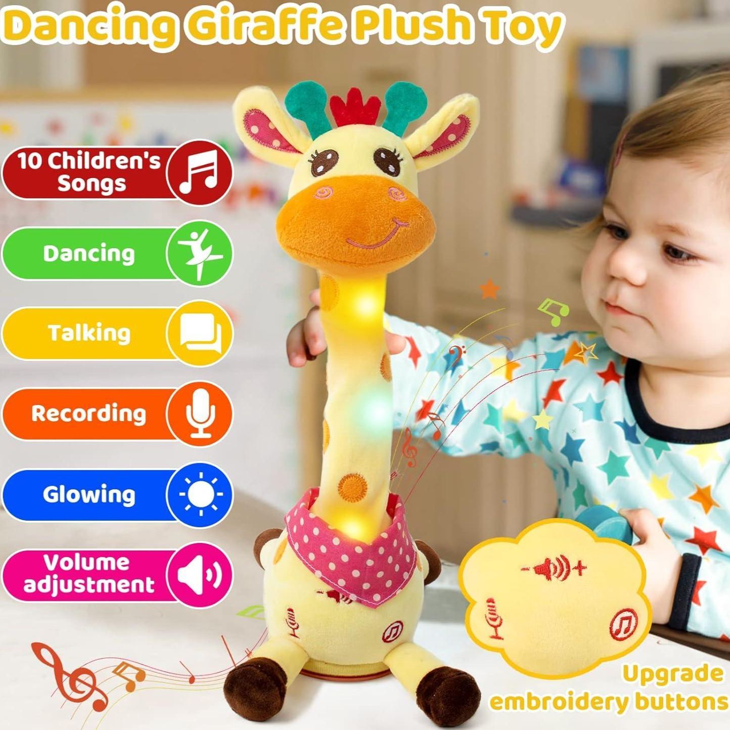 Nursery Rhymes Singing Dancing Animal Plush