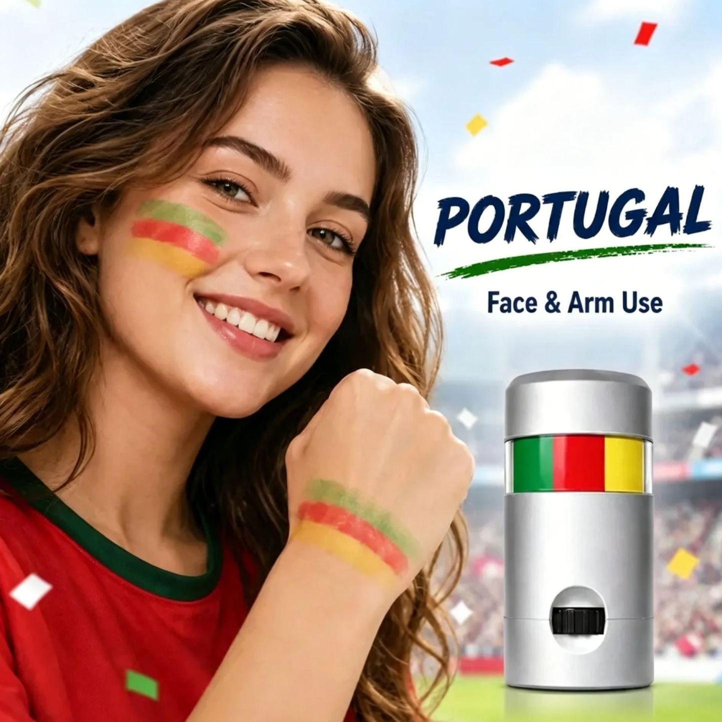 Football Fan Paint Sticks, Face Body Paint, Soccer Party Supplies Game Day Celebrations & Sports Events - PhotoMoonLamp