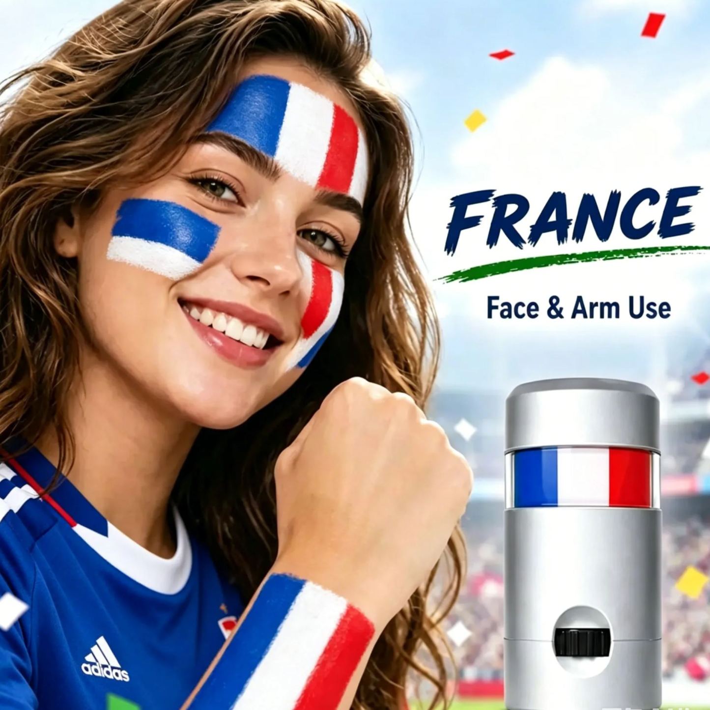 Football Fan Paint Sticks, Face Body Paint, Soccer Party Supplies Game Day Celebrations & Sports Events - PhotoMoonLamp
