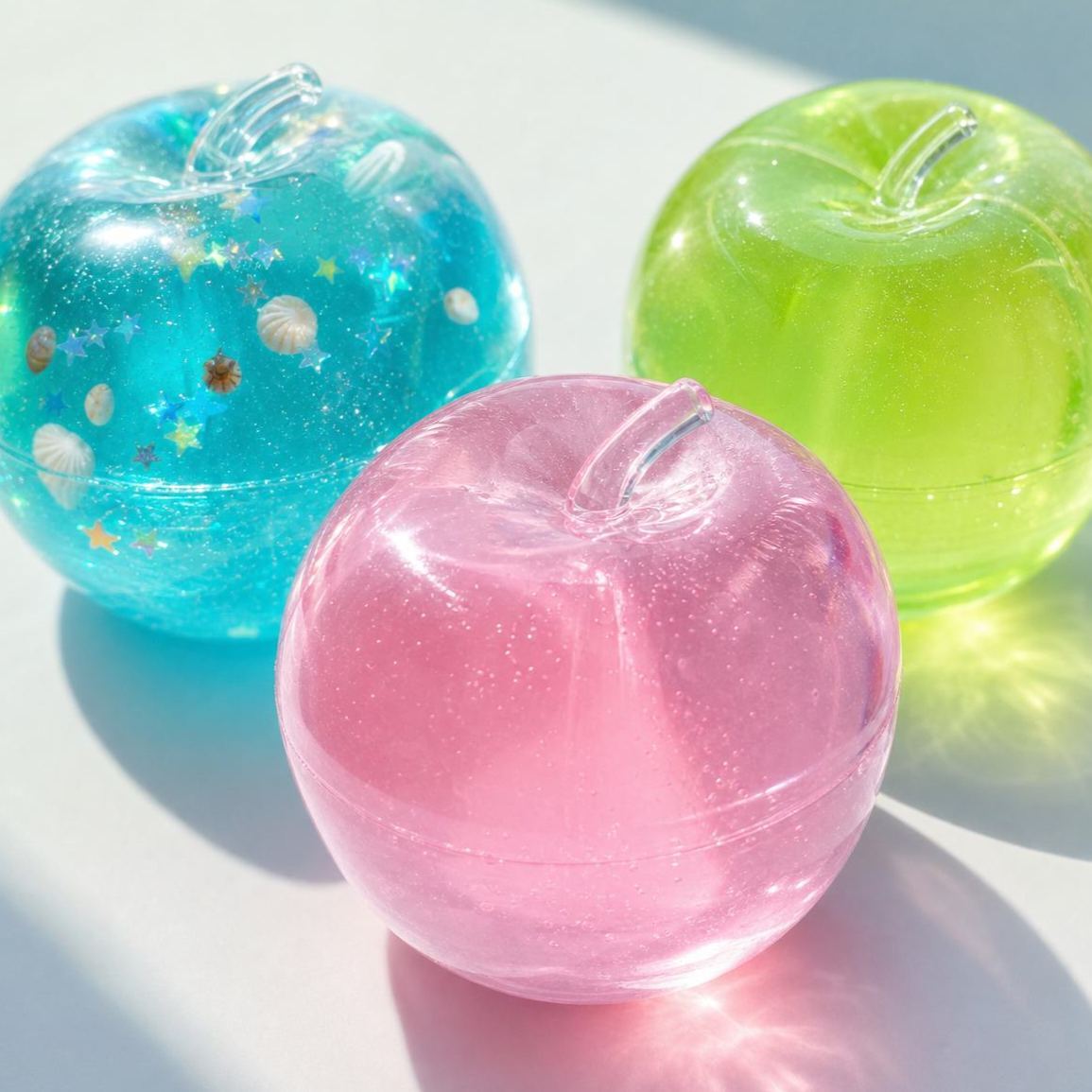 Malt Candy Squishy Toy, Green Tea & Green Apple Scented Style TPR Stretchable Fidget Toy, Moldable Slow Rising Stress Relief Squeeze Toy, Sensory Decompression Toy
