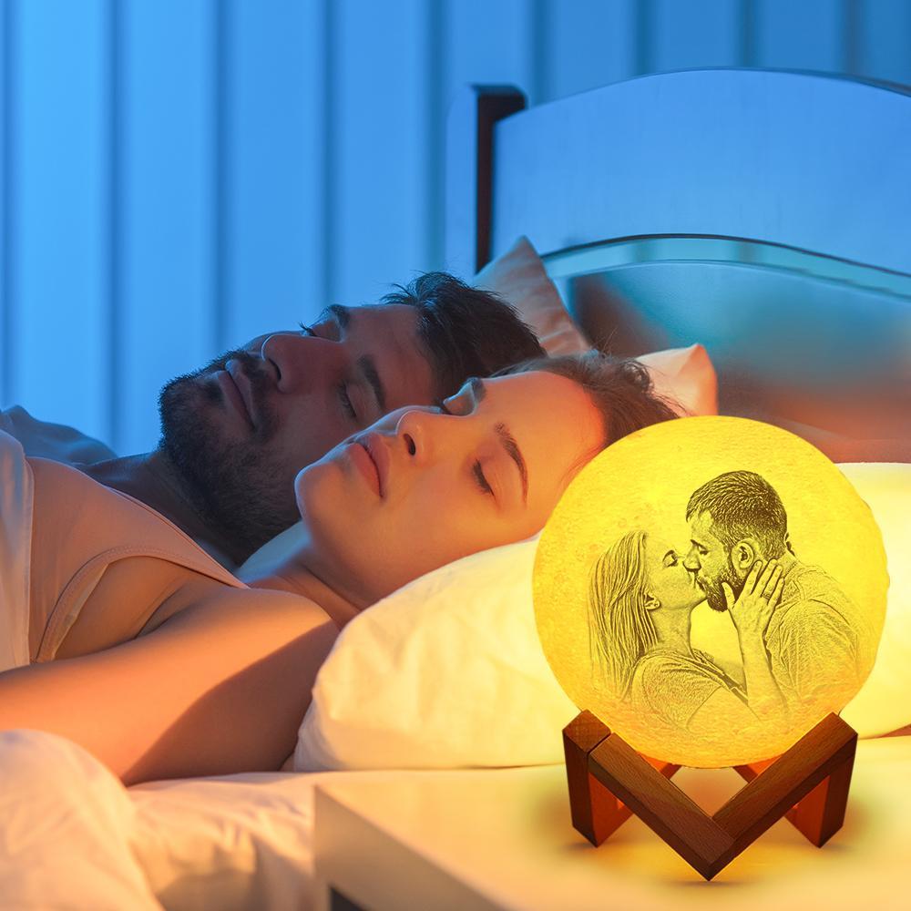 Creative 3D Print Photo Moon Lamp Personalized Engraved Moon Lamp